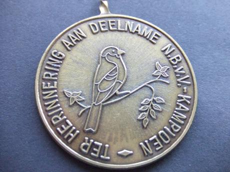 NBvV (Nederlandse Bond van Vogelliefhebbers ) Ter herinering aan deelname Vogel 86 te Breda